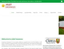 Tablet Screenshot of joletvacances.com